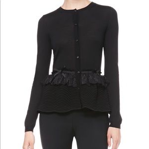 COPY - Red Valentino Last-Waist Peplum Cardigan